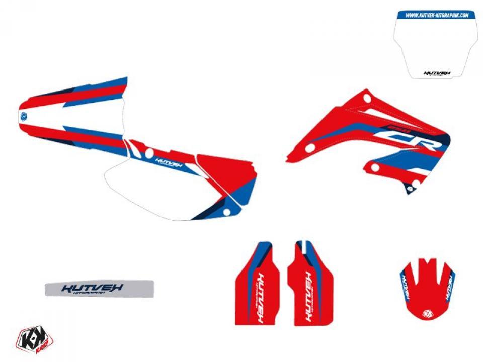 Autocollant stickers Kutvek pour Moto Honda 250 Cr R 2000 à 2001 Neuf