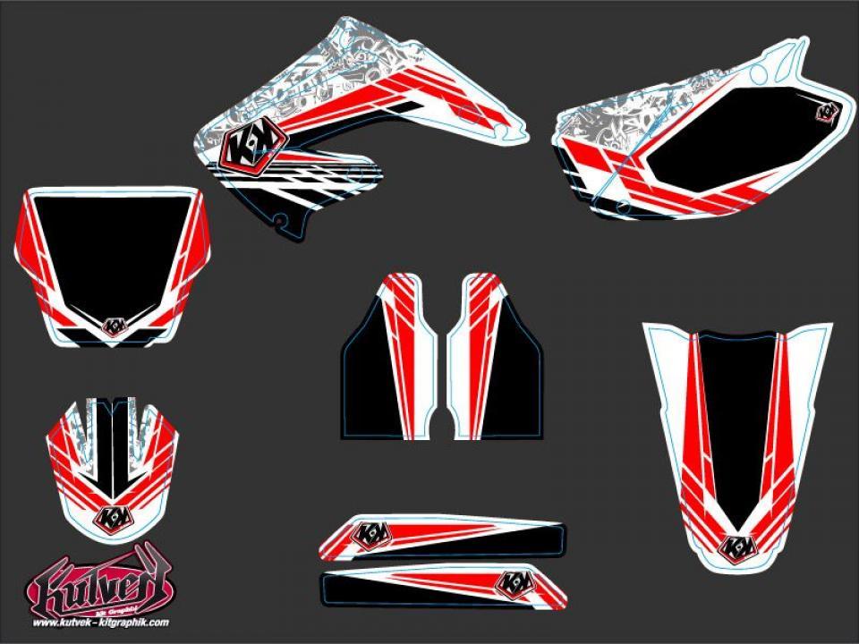 Autocollant stickers Kutvek pour Moto Honda 250 Cr R 2002 à 2003 Neuf