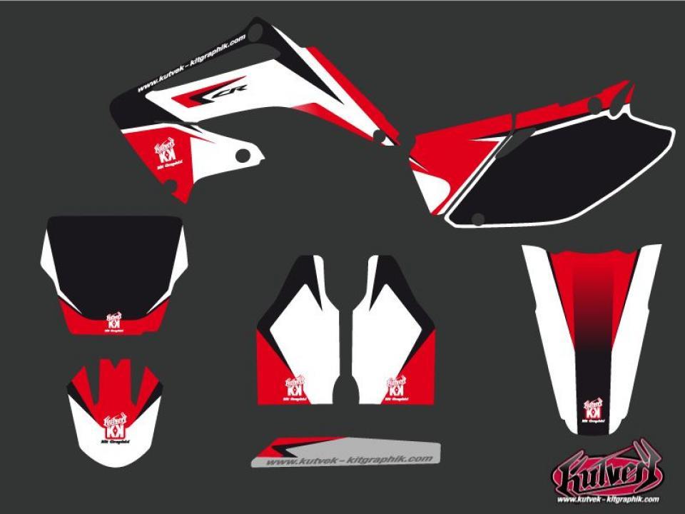 Autocollant stickers Kutvek pour Moto Honda 250 Cr R 2004 à 2007 Neuf