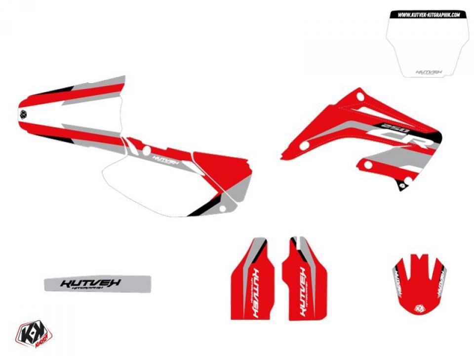Autocollant stickers Kutvek pour Moto Honda 250 Cr R 2004 à 2007 Neuf