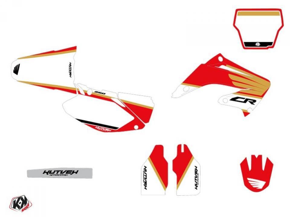 Autocollant stickers Kutvek pour Moto Honda 250 Cr R 2004 à 2007 Neuf