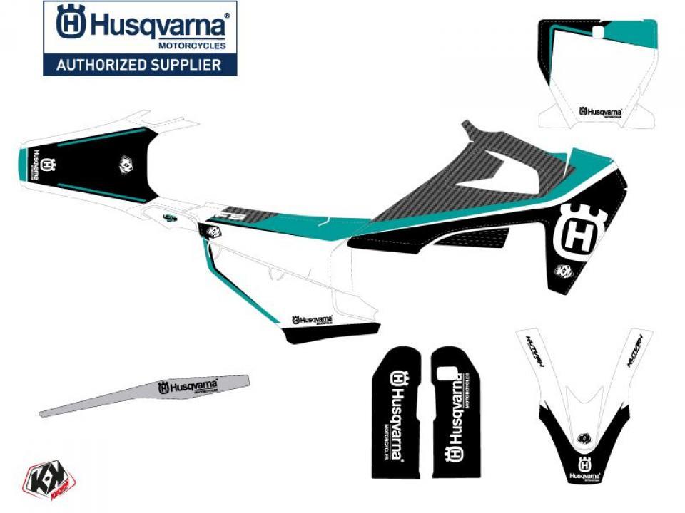 Autocollant stickers Kutvek pour Moto Husqvarna 450 FS RALLY 2014 à 2015 Neuf