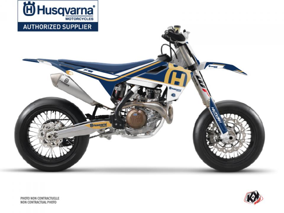 Autocollant stickers Kutvek pour Moto Husqvarna 450 Fs Supermoto 2014 à 2015 Neuf