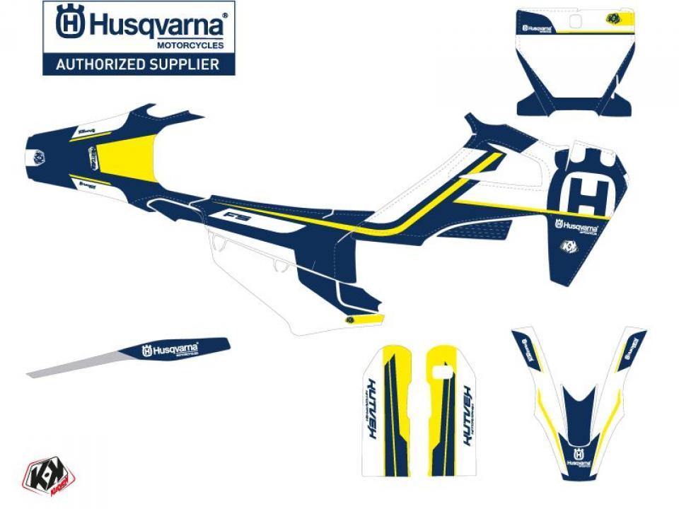 Autocollant stickers Kutvek pour Moto Husqvarna 450 FS RALLY 2014 à 2015 Neuf