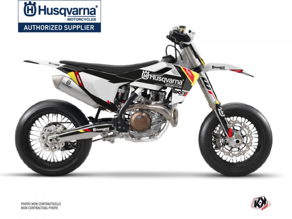 Autocollant stickers Kutvek pour Moto Husqvarna 450 Fs Supermoto 2014 à 2015 Neuf