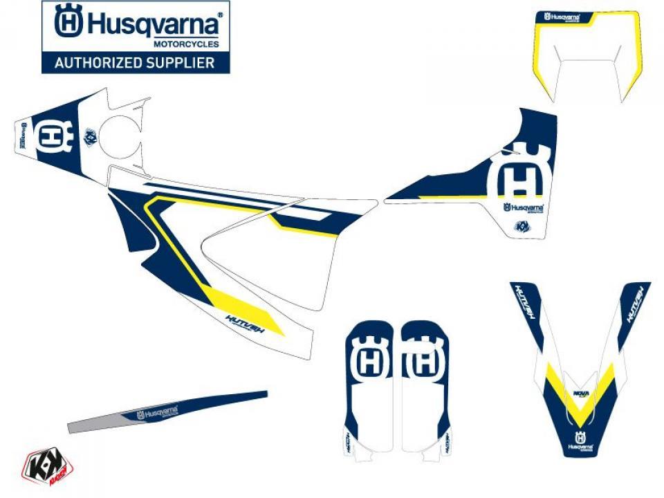 Autocollant stickers Kutvek pour Moto Husqvarna 450 FS RALLY 2014 à 2015 Neuf