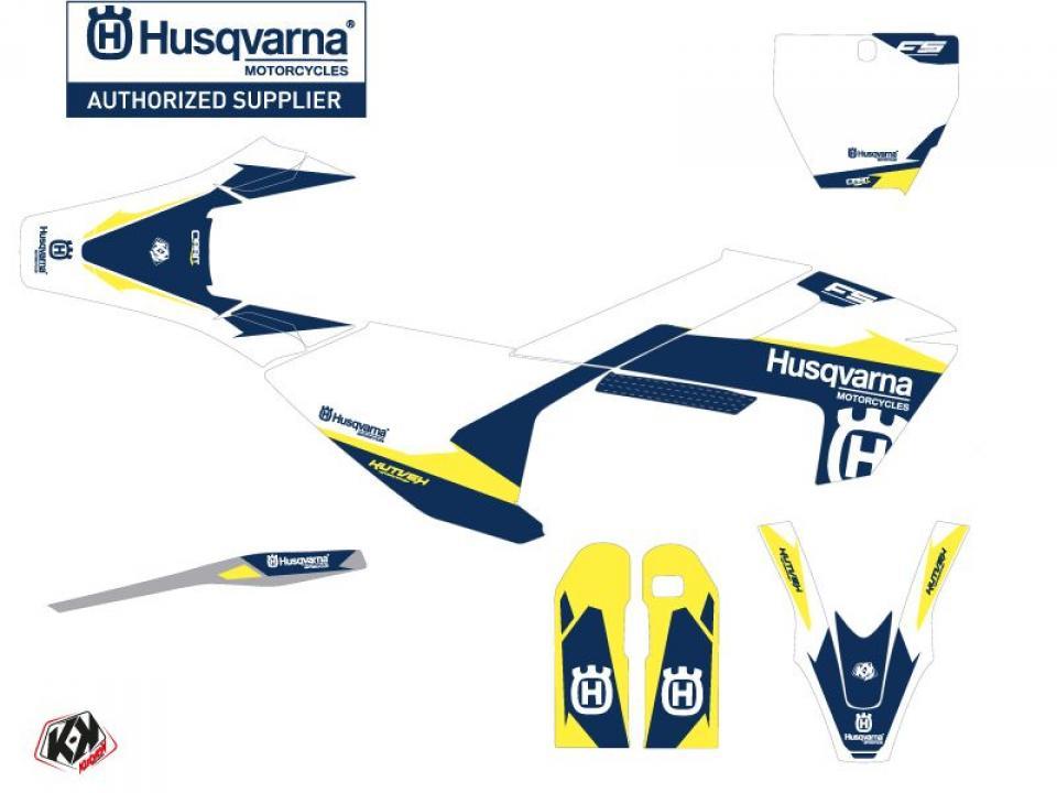 Autocollant stickers Kutvek pour Moto Husqvarna 450 FS RALLY 2014 à 2015 Neuf