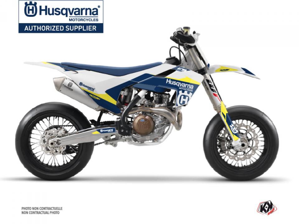 Autocollant stickers Kutvek pour Moto Husqvarna 450 Fs Supermoto 2014 à 2015 Neuf