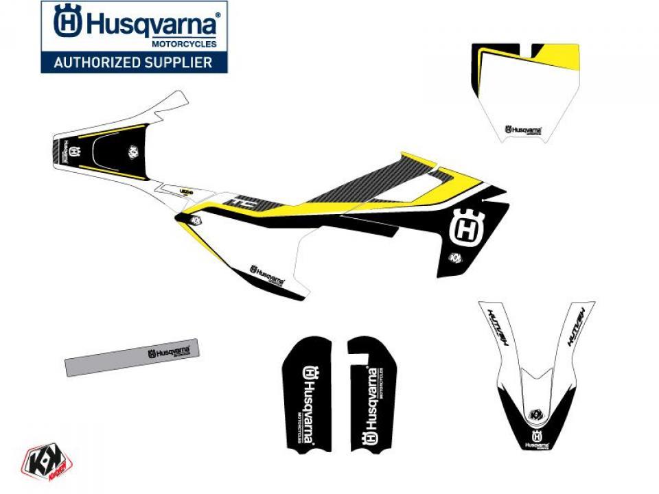 Autocollant stickers Kutvek pour Moto Husqvarna 50 TC 2017 à 2018 Neuf