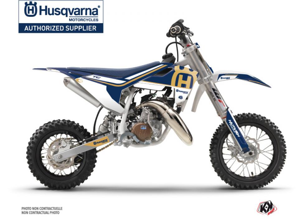 Autocollant stickers Kutvek pour Moto Husqvarna 50 TC 2017 à 2018 Neuf