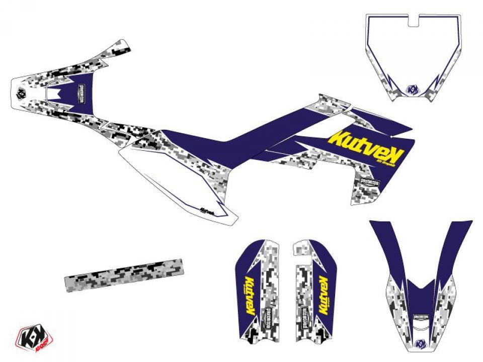 Autocollant stickers Kutvek pour Moto Husqvarna 50 TC 2017 à 2018 Neuf