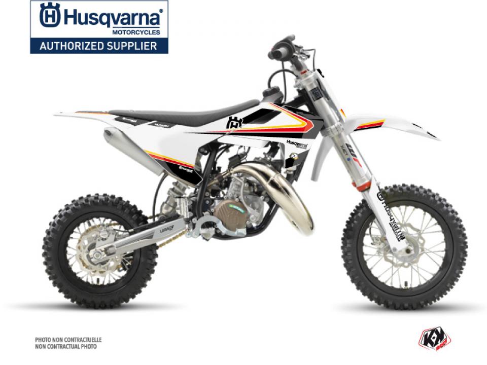 Autocollant stickers Kutvek pour Moto Husqvarna 50 TC 2017 à 2018 Neuf