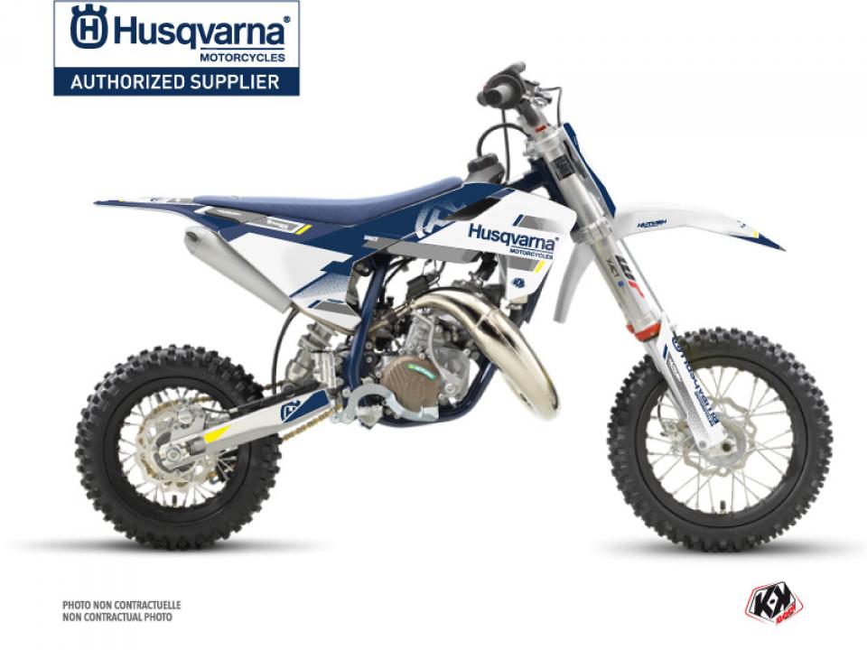 Autocollant stickers Kutvek pour Moto Husqvarna 50 TC 2017 à 2018 Neuf