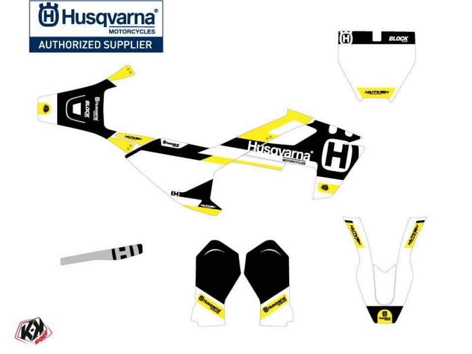 Autocollant stickers Kutvek pour Moto Husqvarna 50 TC 2020 à 2023 Neuf