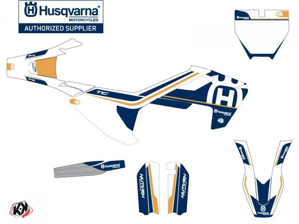 Autocollant stickers Kutvek pour Moto Husqvarna 65 TC 2017 à 2023 Neuf