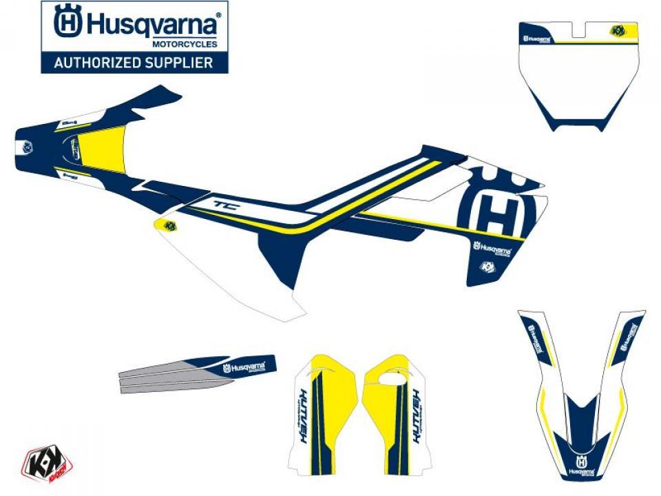 Autocollant stickers Kutvek pour Moto Husqvarna 65 TC 2017 à 2023 Neuf