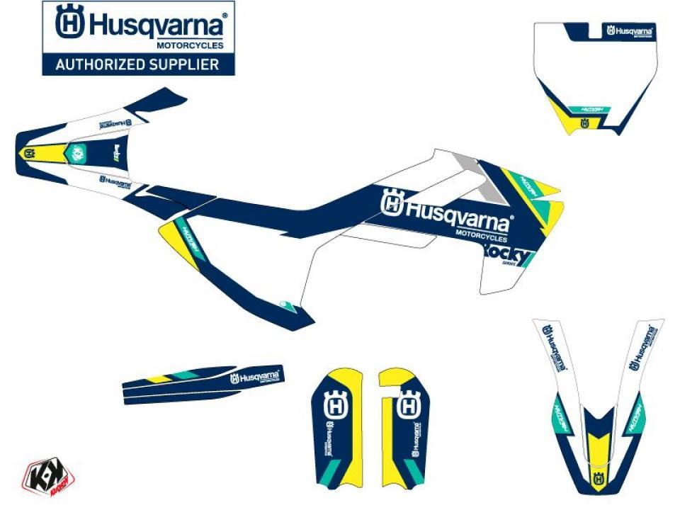 Autocollant stickers Kutvek pour Moto Husqvarna 65 TC 2017 à 2023 Neuf