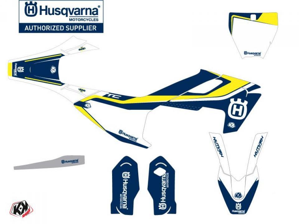 Autocollant stickers Kutvek pour Moto Husqvarna 85 Tc Petites Roues 2014 Neuf