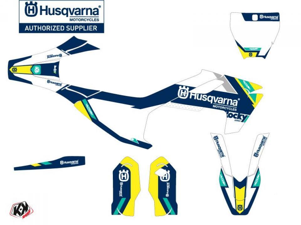 Autocollant stickers Kutvek pour Moto Husqvarna 85 Tc Petites Roues 2014 Neuf