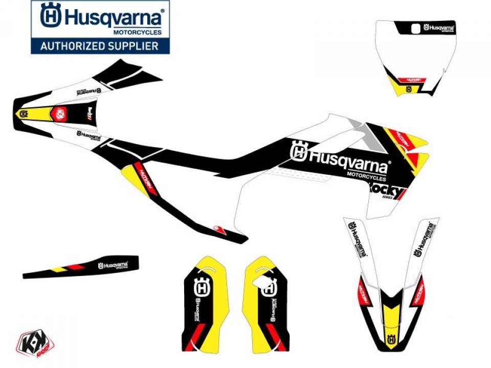 photo piece : Autocollant stickers->Husqvarna Tc Grandes Roues