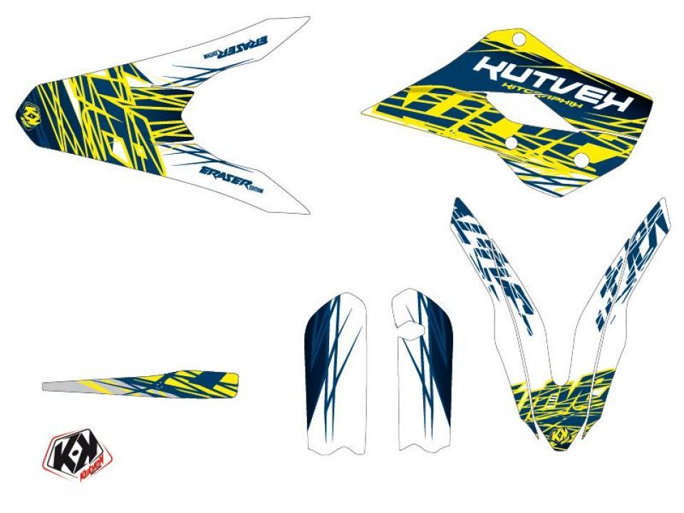 Autocollant stickers Kutvek pour Moto Husqvarna 85 Tc Petites Roues 2014 Neuf