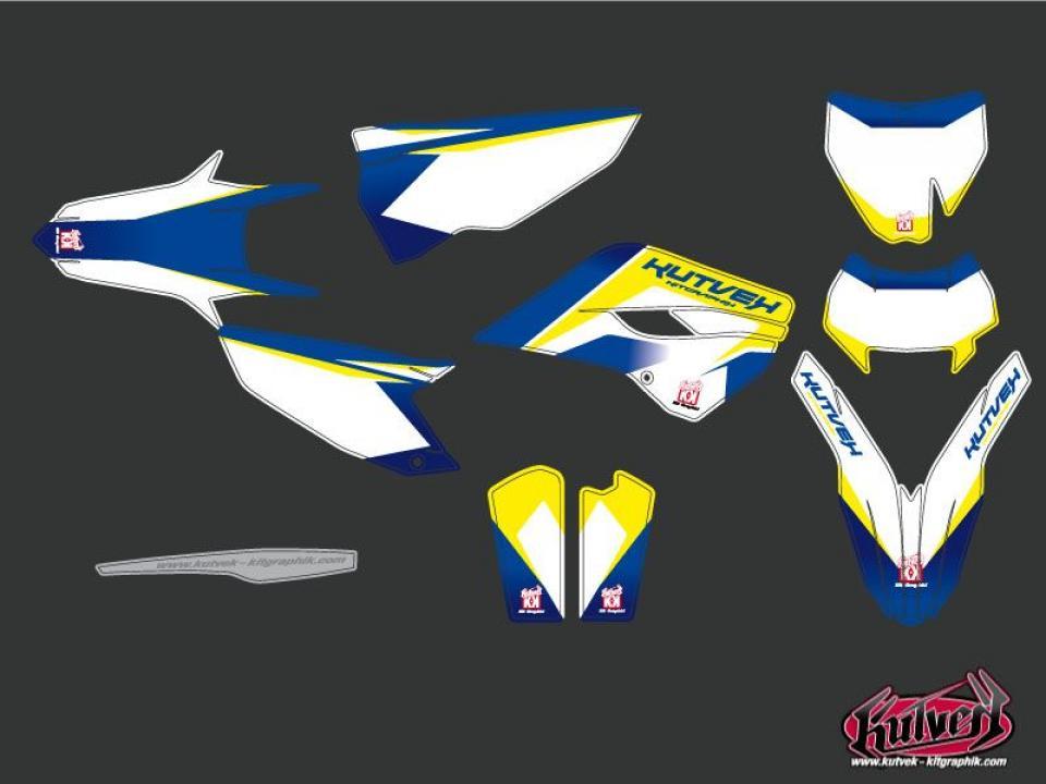 Autocollant stickers Kutvek pour Moto Husqvarna 85 Tc Petites Roues 2014 Neuf