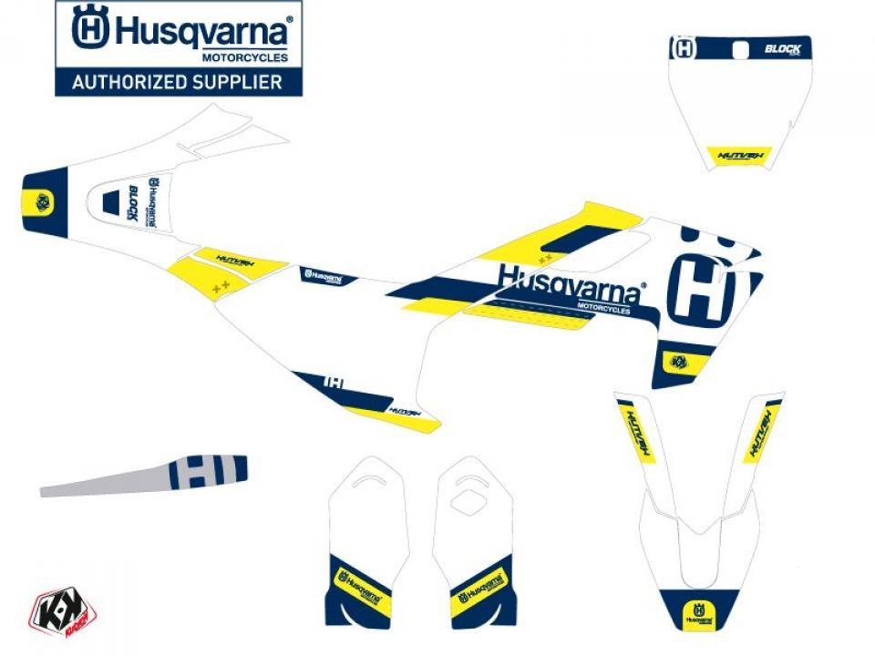 Autocollant stickers Kutvek pour Moto Husqvarna 85 Tc Petites Roues 2014 Neuf