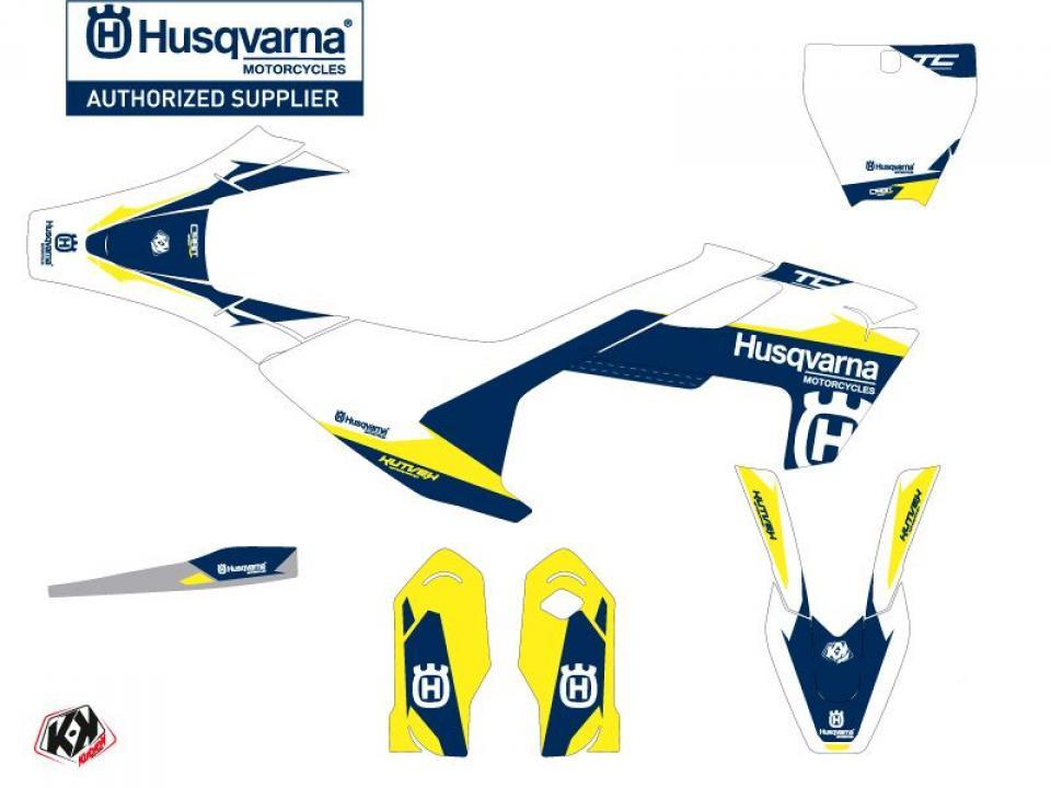 Autocollant stickers Kutvek pour Moto Husqvarna 85 Tc Petites Roues 2015 à 2017 Neuf