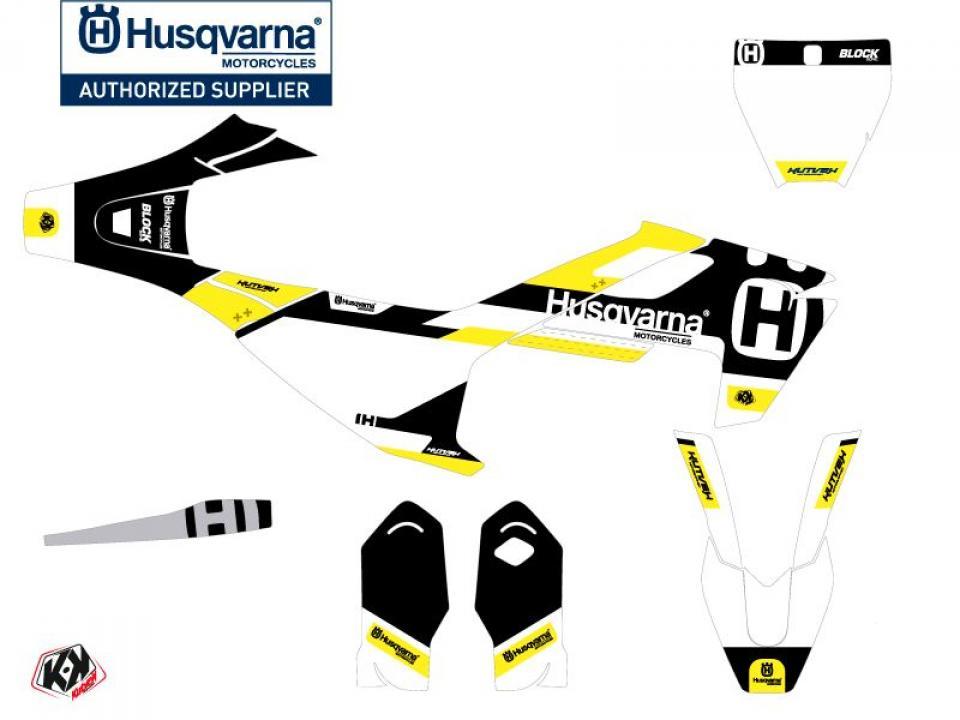 Autocollant stickers Kutvek pour Moto Husqvarna 85 Tc Petites Roues 2015 à 2017 Neuf