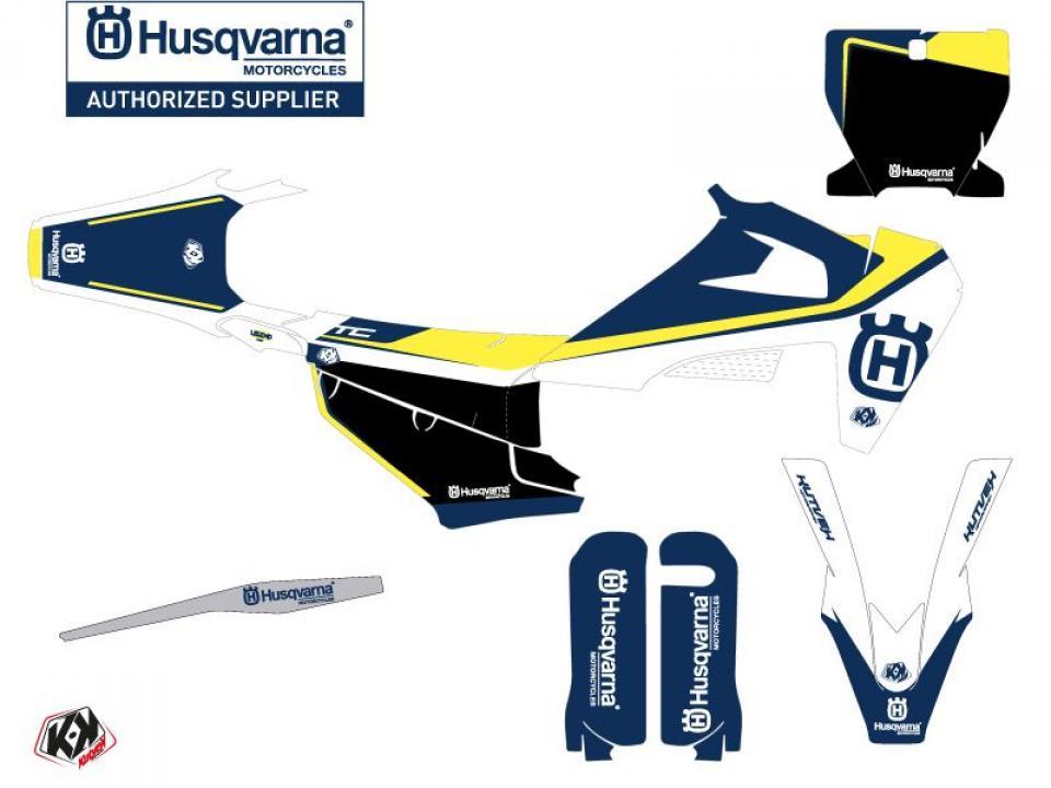 Autocollant stickers Kutvek pour Moto Husqvarna 125 TC 2016 à 2018 Neuf