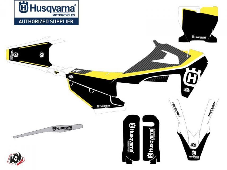 Autocollant stickers Kutvek pour Moto Husqvarna 125 TC 2016 à 2018 Neuf