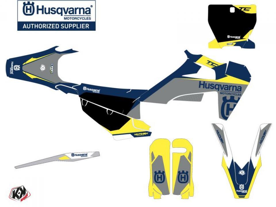 Autocollant stickers Kutvek pour Moto Husqvarna 125 TC 2016 à 2018 Neuf