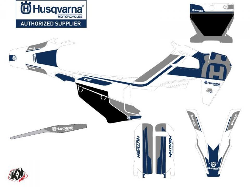 Autocollant stickers Kutvek pour Moto Husqvarna 125 TC 2019 à 2022 Neuf