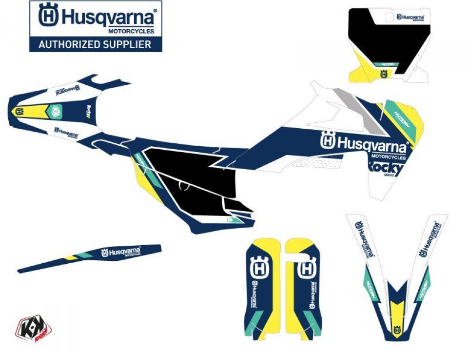 Autocollant stickers Kutvek pour Moto Husqvarna 250 Fc 4T 2015 Neuf