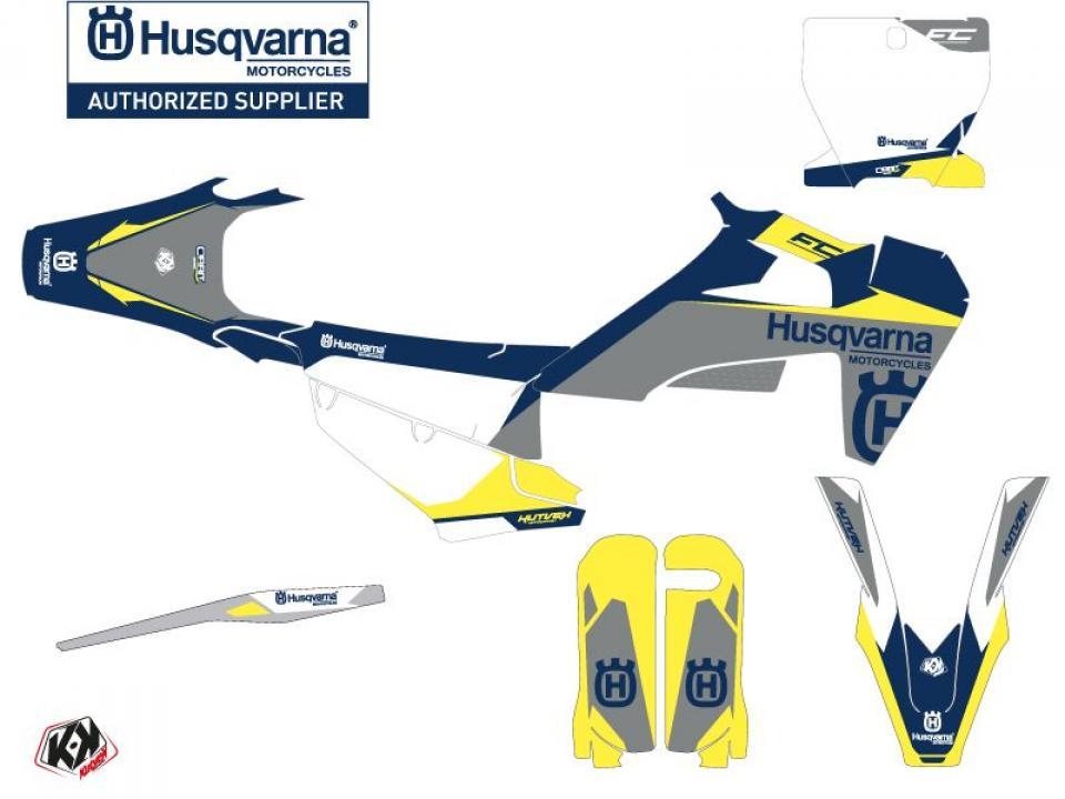 Autocollant stickers Kutvek pour Moto Husqvarna 350 Fc 4T 2016 à 2018 Neuf