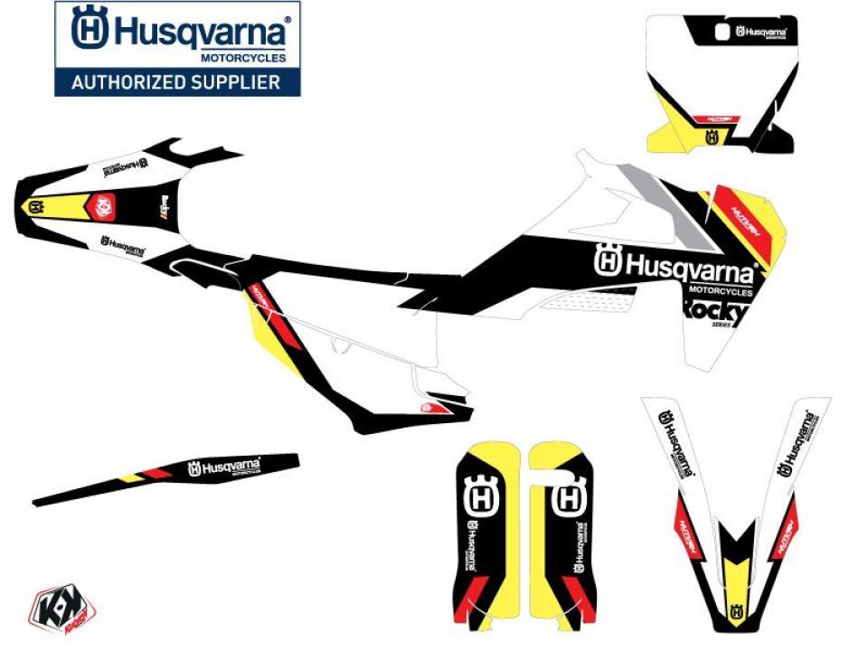 Autocollant stickers Kutvek pour Moto Husqvarna 450 Fc 4T 2015 Neuf