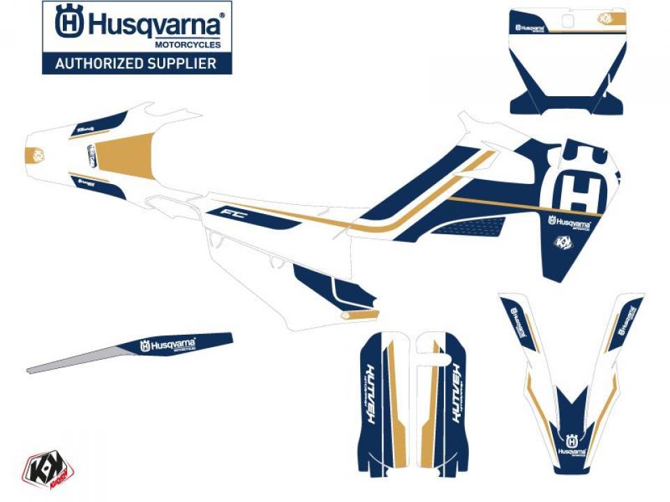 Autocollant stickers Kutvek pour Moto Husqvarna 450 Fc 4T 2016 à 2018 Neuf