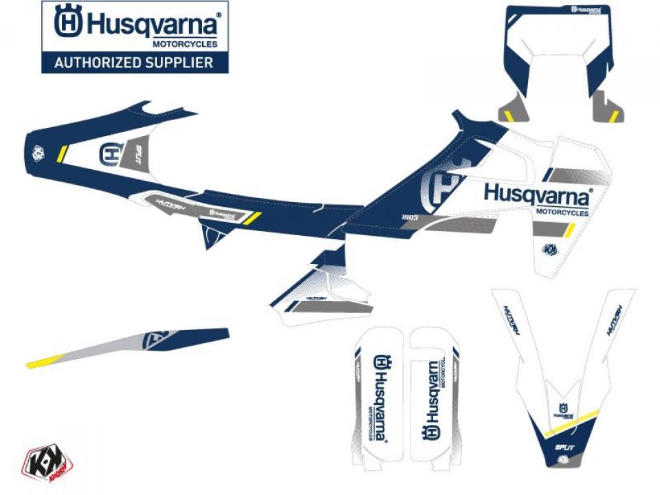 Autocollant stickers Kutvek pour Moto Husqvarna 125 Te 2T 2014 Neuf