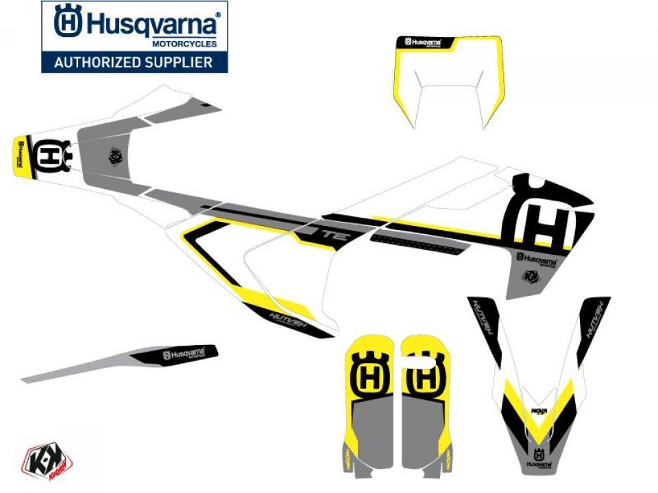 Autocollant stickers Kutvek pour Moto Husqvarna 250 Te 2T 2014 Neuf