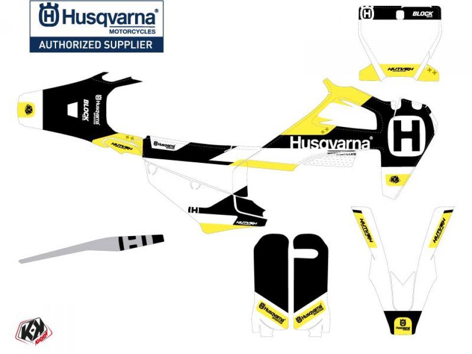 Autocollant stickers Kutvek pour Moto Husqvarna 250 Te 2T 2016 Neuf