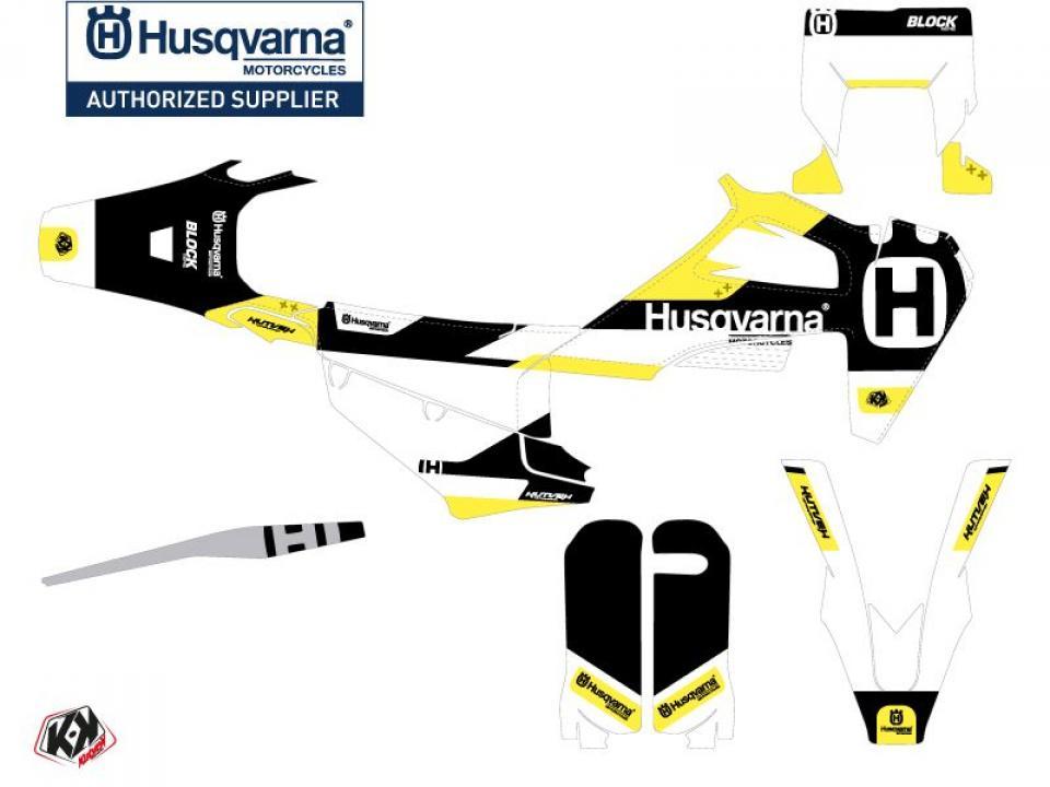 Autocollant stickers Kutvek pour Moto Husqvarna 250 Fe 4T 2014 Neuf