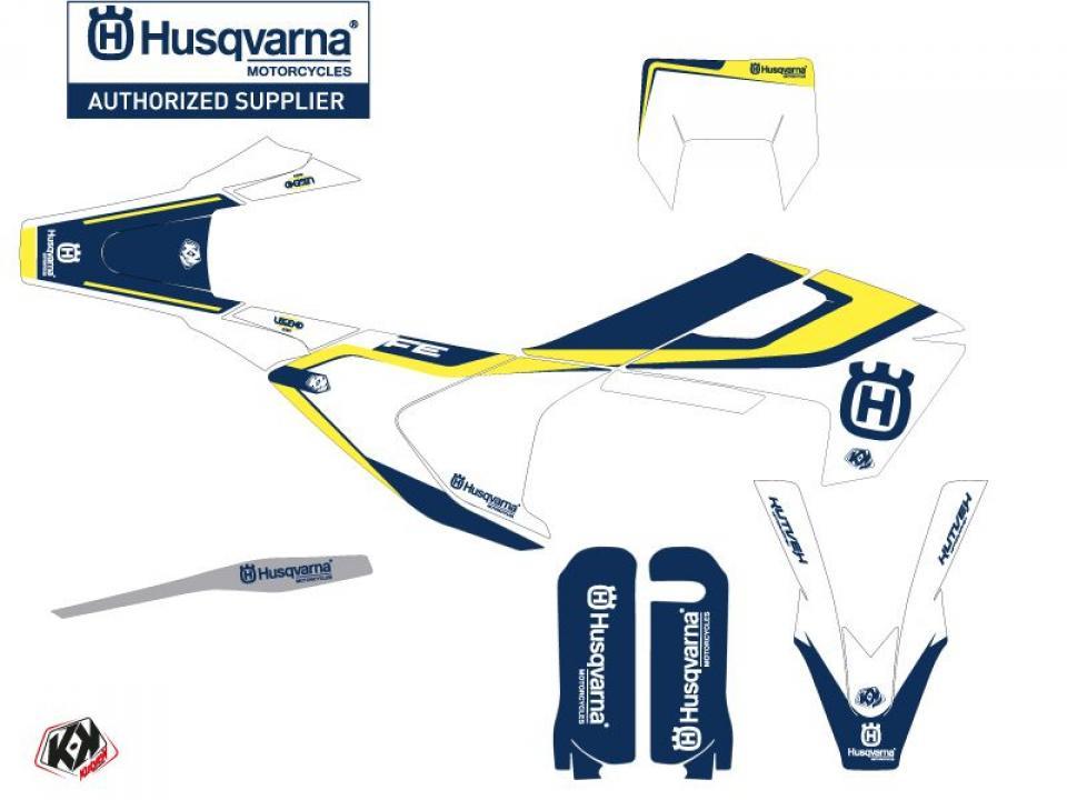 Autocollant stickers Kutvek pour Moto Husqvarna 250 Fe 4T 2017 à 2019 Neuf