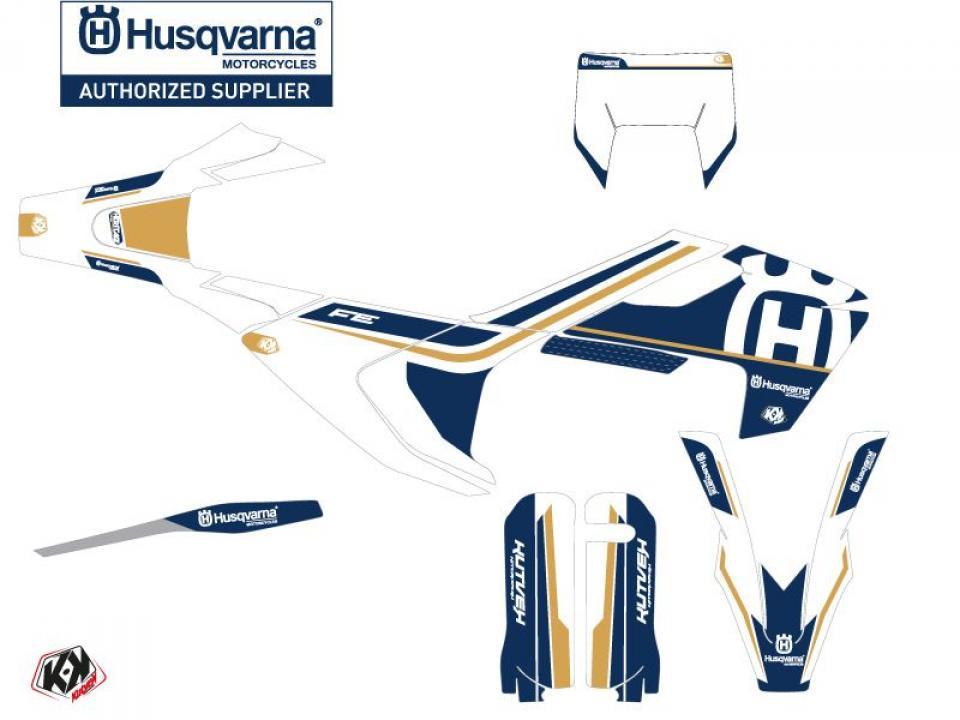Autocollant stickers Kutvek pour Moto Husqvarna 250 Fe 4T 2020 à 2023 Neuf