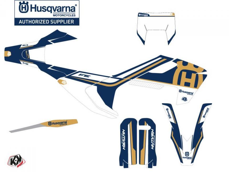Autocollant stickers Kutvek pour Moto Husqvarna 350 Fe 4T 2017 à 2019 Neuf