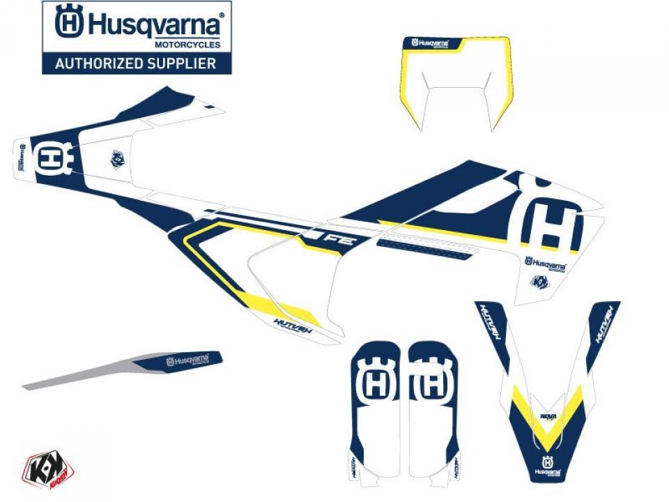Autocollant stickers Kutvek pour Moto Husqvarna 501 Fe 4T 2017 à 2019 Neuf