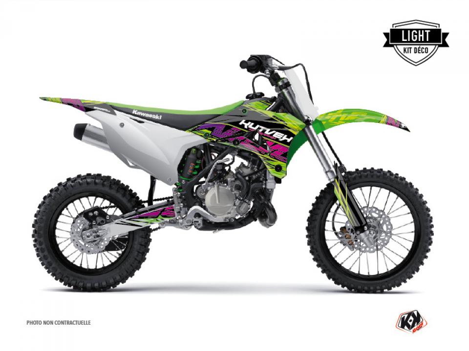 Autocollant stickers Kutvek pour Moto Kawasaki 85 Kx Grandes Roues 2002 à 2013 Neuf