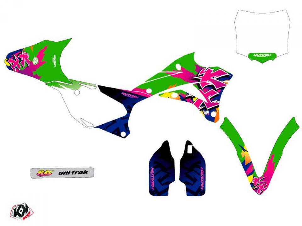 Autocollant stickers pour Kawasaki Kx Grandes Roues