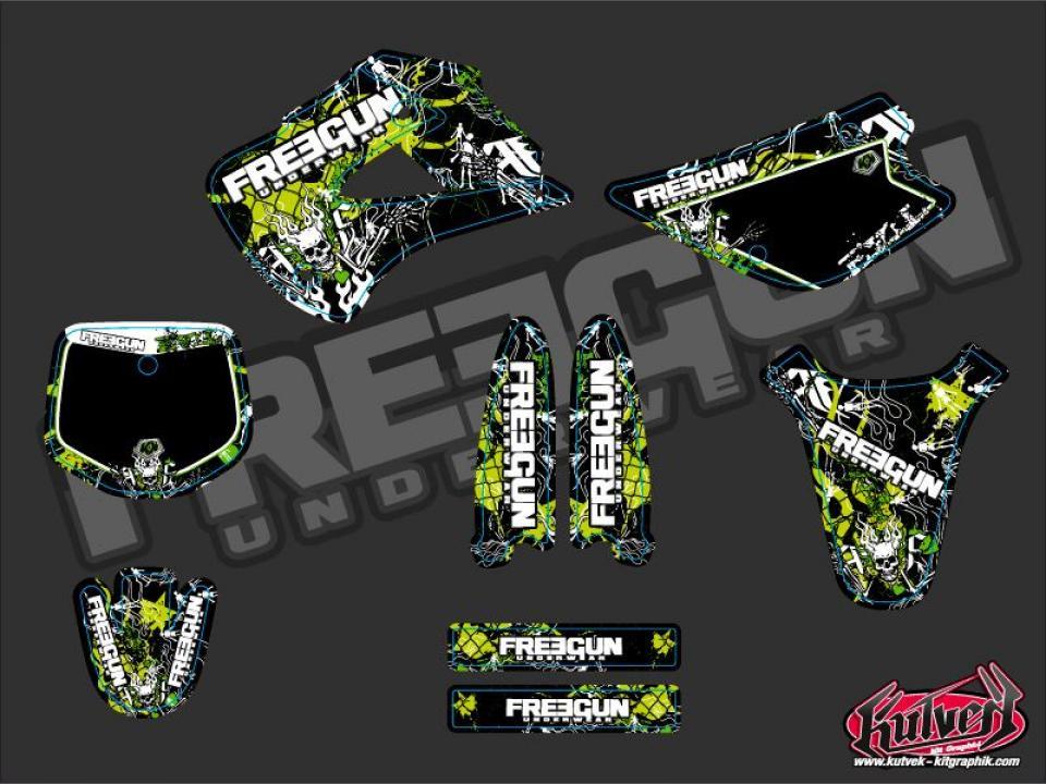 Autocollant stickers Kutvek pour Moto Kawasaki 85 Kx Grandes Roues 2014 à 2023 Neuf