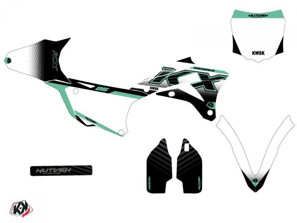 Autocollant stickers Kutvek pour Moto Kawasaki 85 Kx Grandes Roues 2022 à 2023 Neuf
