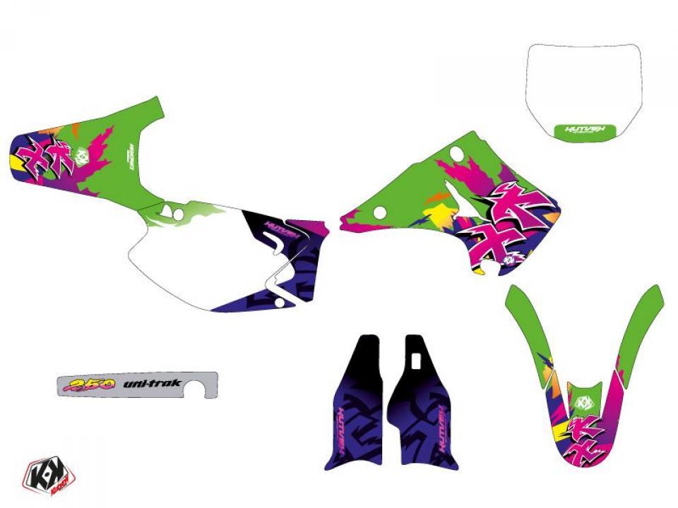 Autocollant stickers pour Kawasaki KX